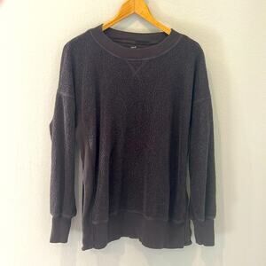 Aerie Cozy Good Vibes Inside Out Sweatshirt | Extra Small‎ Oversized Fit
